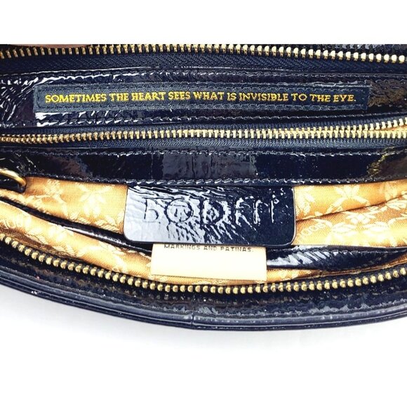 Bodhi Medium Soft Leather Clutch in‎ Black - Size 8.5 x 14 x 2 - Picture 7 of 10